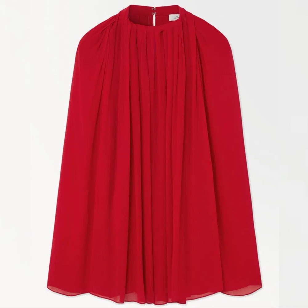 COS Atelier. The Crinkled Silk-Chiffon Silk Blouse. Brand New. Retail Price:$225 - Picture 13 of 16